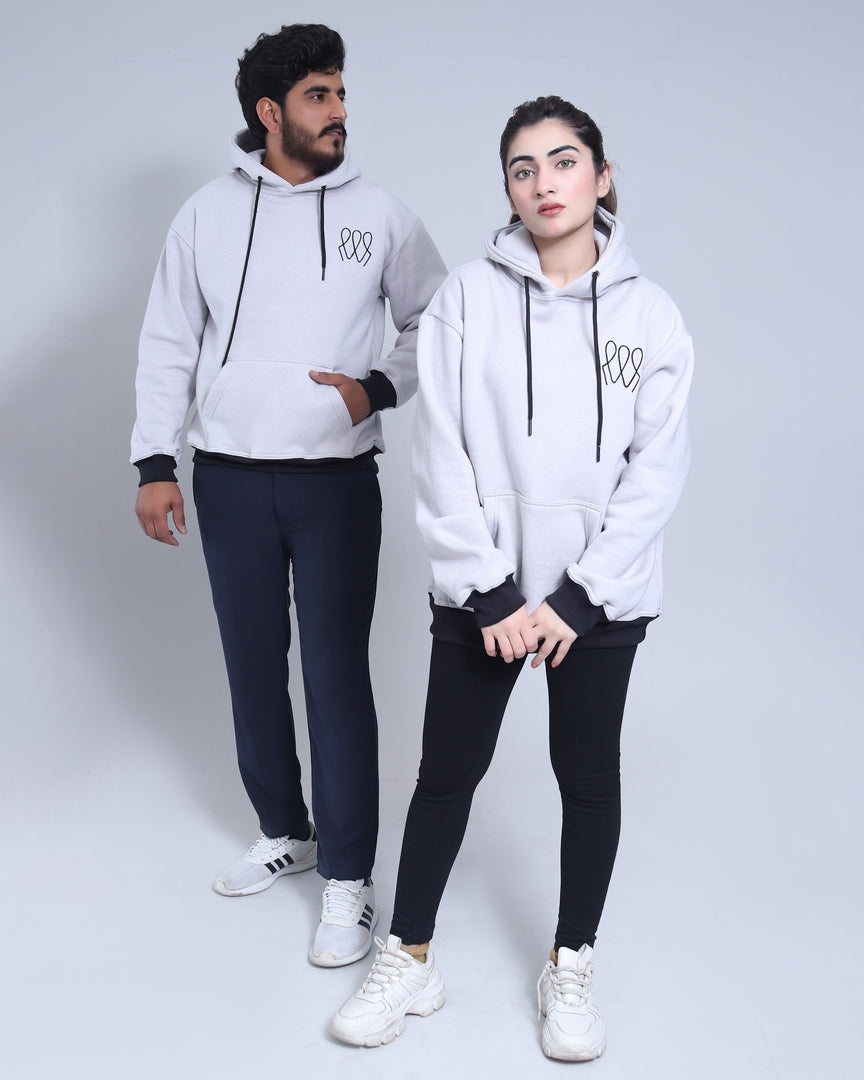 Pullover Hoodie – Light Grey Ashwear Classic Unisex