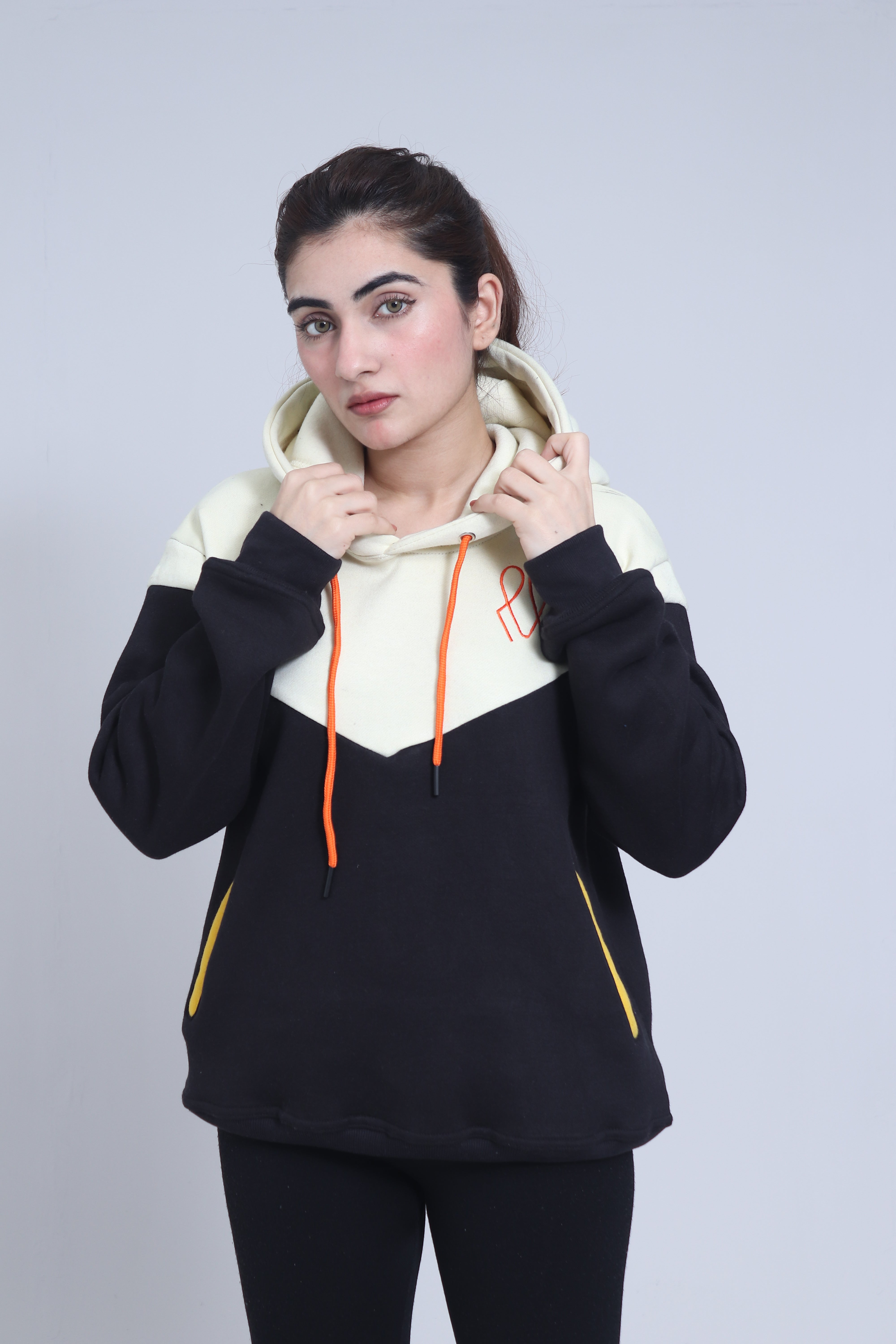 Classic Embroidery Pullover Unisex Hoodie By Ashwear