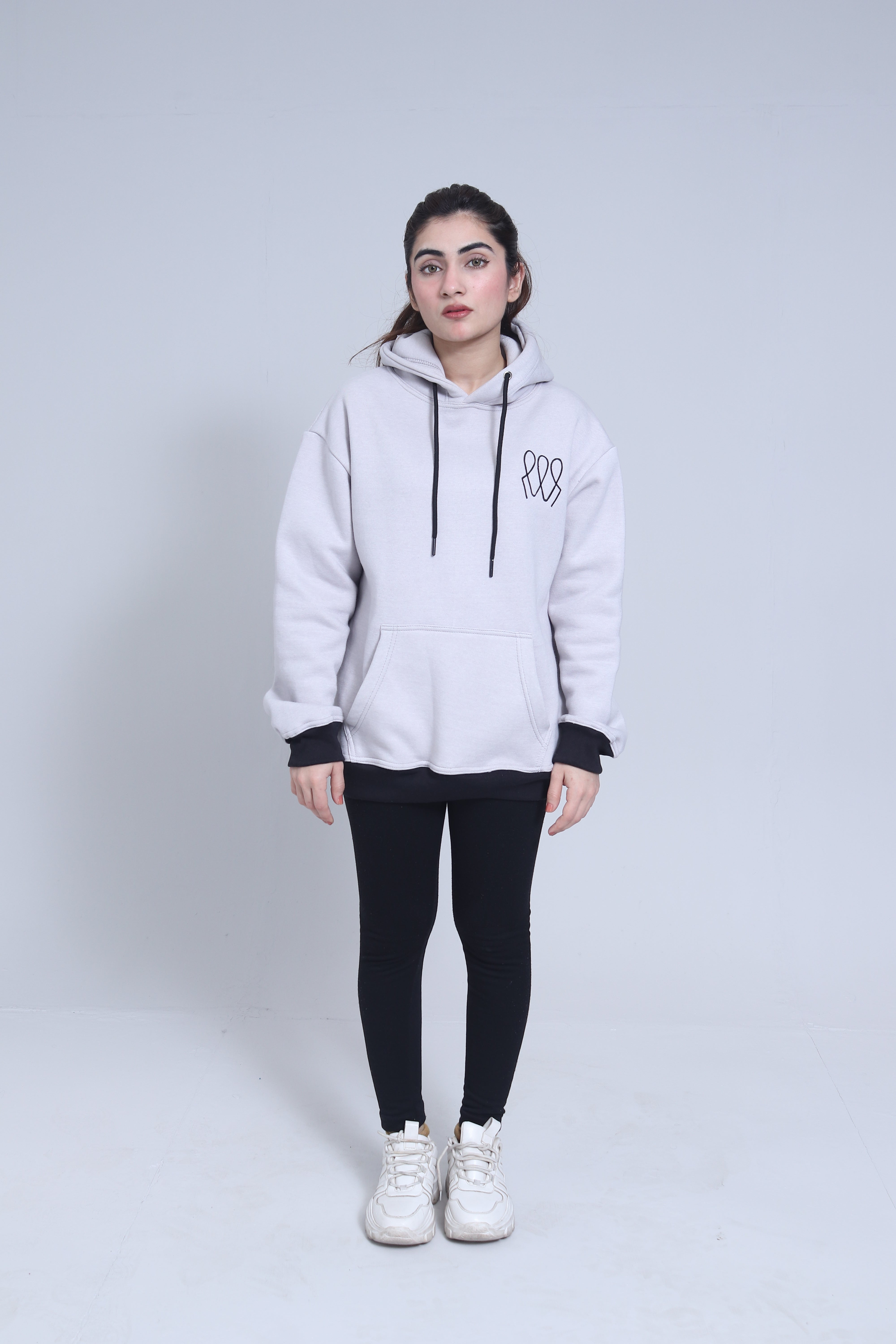 Pullover Hoodie – Light Grey Ashwear Classic Unisex